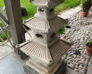 Garden Pagoda in separate levels for moving