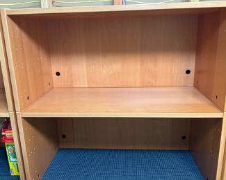 Swedish Style One-Shelf Module - 3/3 | Swedish-style one-shelf bookshelf module. - h. 31.5 x w. 33 x d. 16.5 in