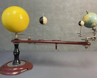 Vintage Trippensee Planetarium Earth & Sun