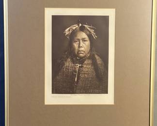 Edward S Curtis Photogravure Native American
