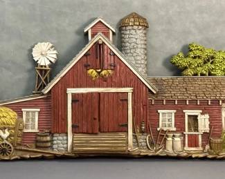 Large Barn Wall Hanging Burwood Products 1974