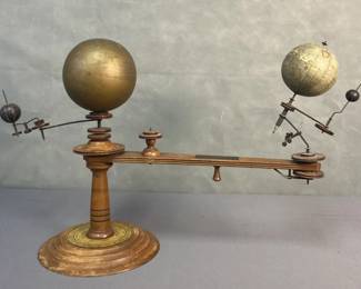 Antique Laing's Planetarium Model