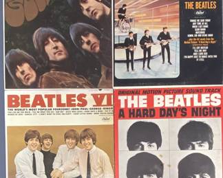 Vinyl Beatles Records Set of Four