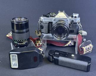 Canon AE-1 Program SLR 35mm Film Camera