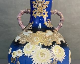 Large Ceramic Satsuma Vase