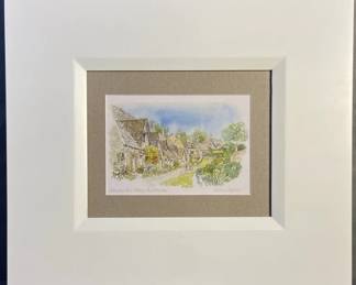 Graham Byfield Arlington Row Watercolor Print
