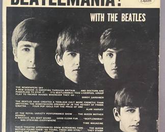 Vinyl Beatlemania With The Beatles Album