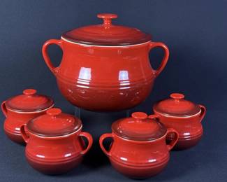 Le Creuset Stoneware Soup Bean Pot Set