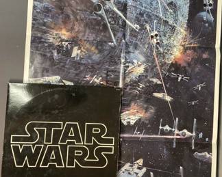 Star Wars Vinyl Record & Poster 1977