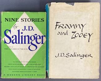 Vintage JD Salinger Books Franny & Zooey 9 Stories