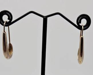Vintage 14k Gold Pin Earrings