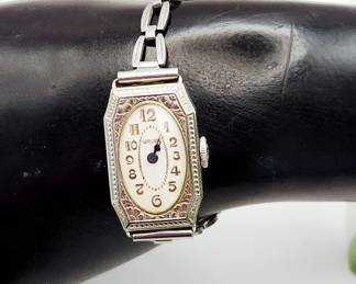 Vintage Stainless Steel Gruen Ladies Watch