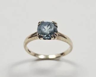 Vintage 10k Gold Sapphire Ring