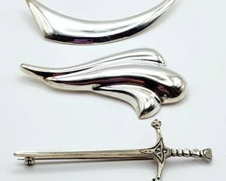 925 Sterling Scottish Celtic Knot Sword Aarikka