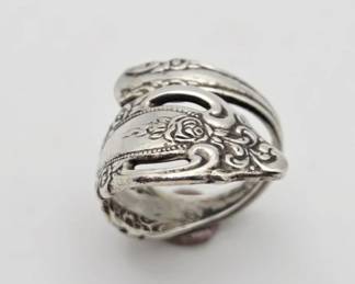 Vintage Sterling Silver Spoon Ring