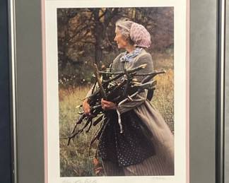 Tasha Tudor Photograph Portrait Signed