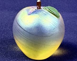 Orient & Flume Glass Paperweight Apple