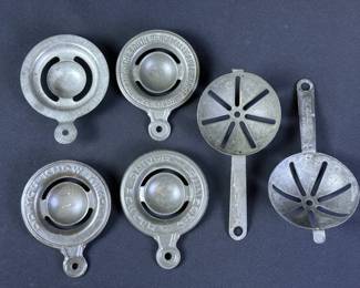 Vintage Tin Egg Separators Gem Rumford Kimo