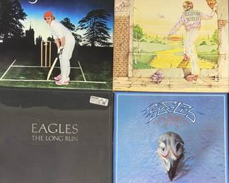 Vinyl Records Elton John & Eagles Set of Four