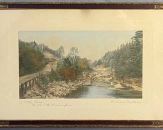 Wallace Nutting Little River Mount Washington