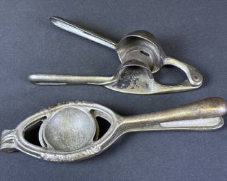 Antique Cast Iron Lemon Squeezers