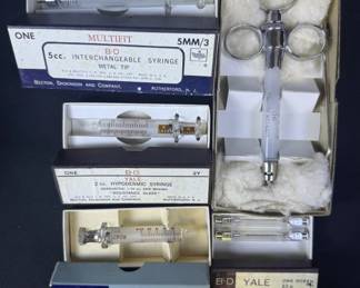 Vintage Syringes & Hypodermic Needles