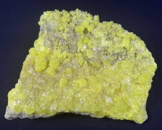 Natural Yellow Sulfur Specimen