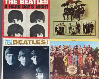 Vinyl Beatles Albums Sgt Pepper, Hard Days Night