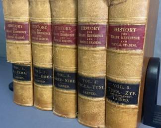 Antique Book Set History for Ready Reference