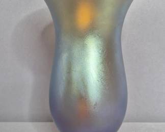 Iridescent Glass Vase