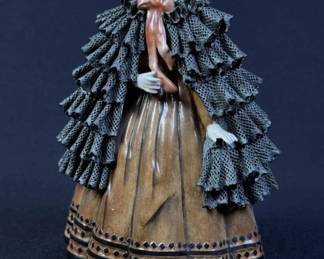 Sitzendorf Godey’s Fashions Figurine 1863 April