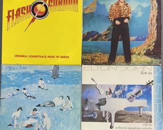 Vinyl Records Queen & Elton John