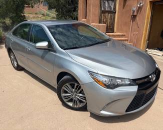 Nice clean 2016 Toyota Camry with 22K miles.  Purchase will be by sealed blind bid on Friday, sale to the highest bidder with pickup on Saturday morning. Cash or cashier's check only