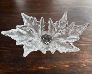 Beautiful Lalique 'Champs Elysee' centerpiece bowl , 18" x 8"