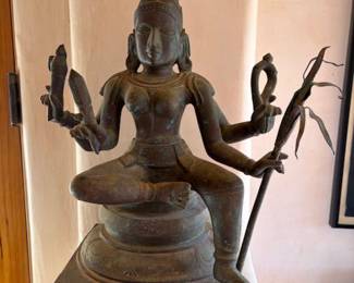 Antique bronze Shiva