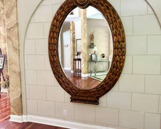 Large wall mirror