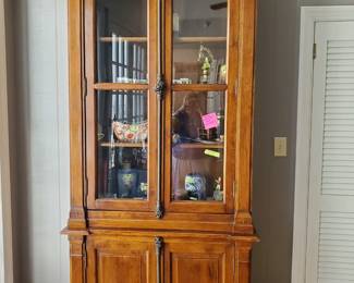 This china cabinet it ready for anything!