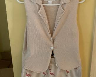 Alice + Olivia mini with flamingos. sz8