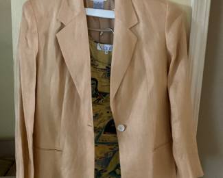 Vintage Talbots linen short suit Sz6