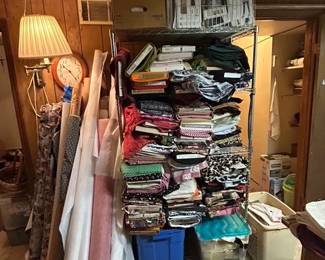 fabric and bolts of fabric
