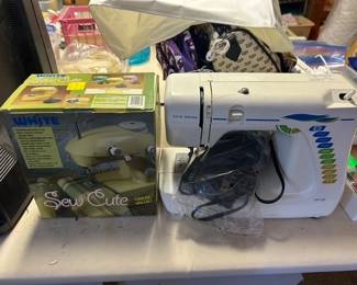 white sewing machines