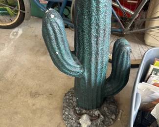 cactus stone decor