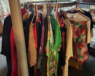 ladies clothing and clothing rack