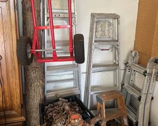 assorted ladders