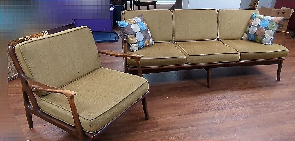 01 Mid Century Sofa and Chair