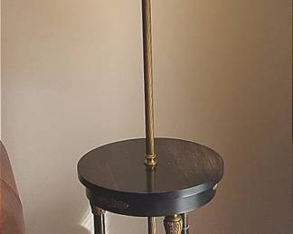 Floor Lamp and Table Combination
