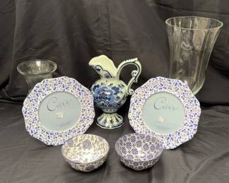 Blue Delft Blue Pitcher, Cucina Tavola Bowls, Frames, Vases
