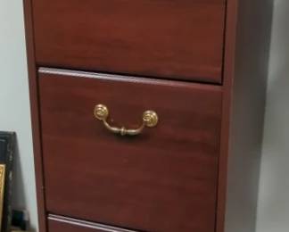 Wooden File Cabinet