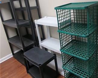 Plastic Storage Shelves