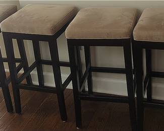 Four Upholstered Stools